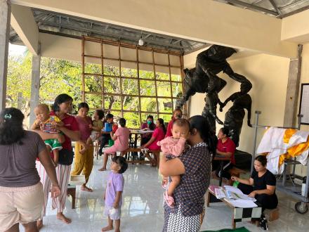 KEGIATAN RUTIN POSYANDU BANJAR DINAS CELAGI BANTES